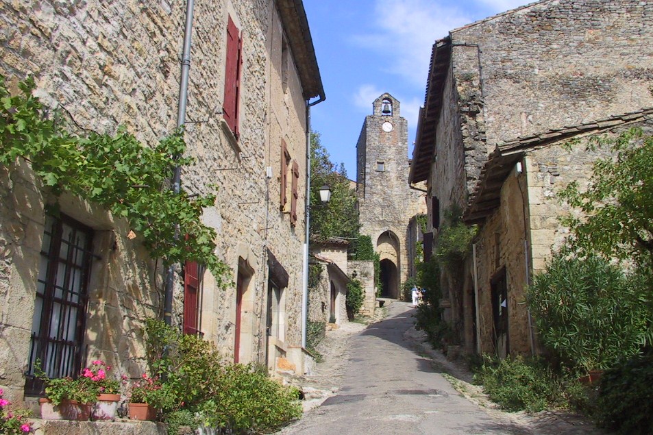 Bruniquel rue médiévale - Club de randonnnées Léo Lagrange de Montauban